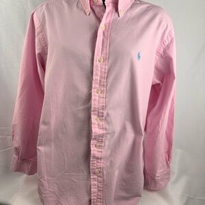 Ralph Lauren Pink Casual Button-Down Shirt